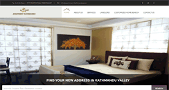 Desktop Screenshot of apartment-kathmandu.com